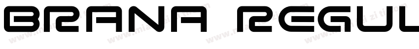 Brana Regular字体转换